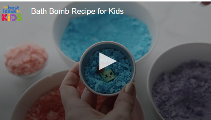 Homdmade Bath Bomb Recipe for Kids