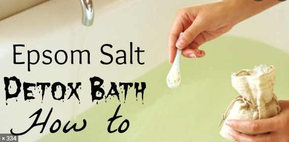 How to make an Epsom salt bath