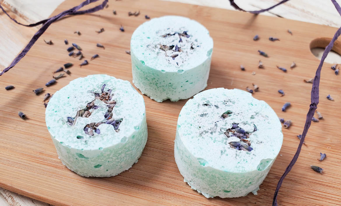 Diy shower steamers with epsom salt