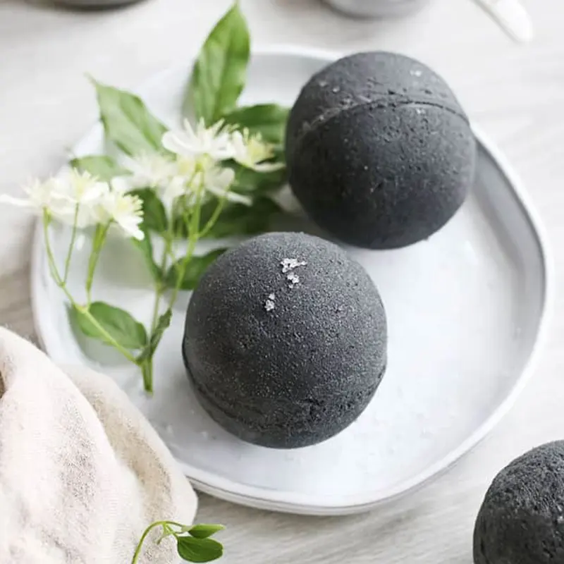 Private Label Black Bath Bomb