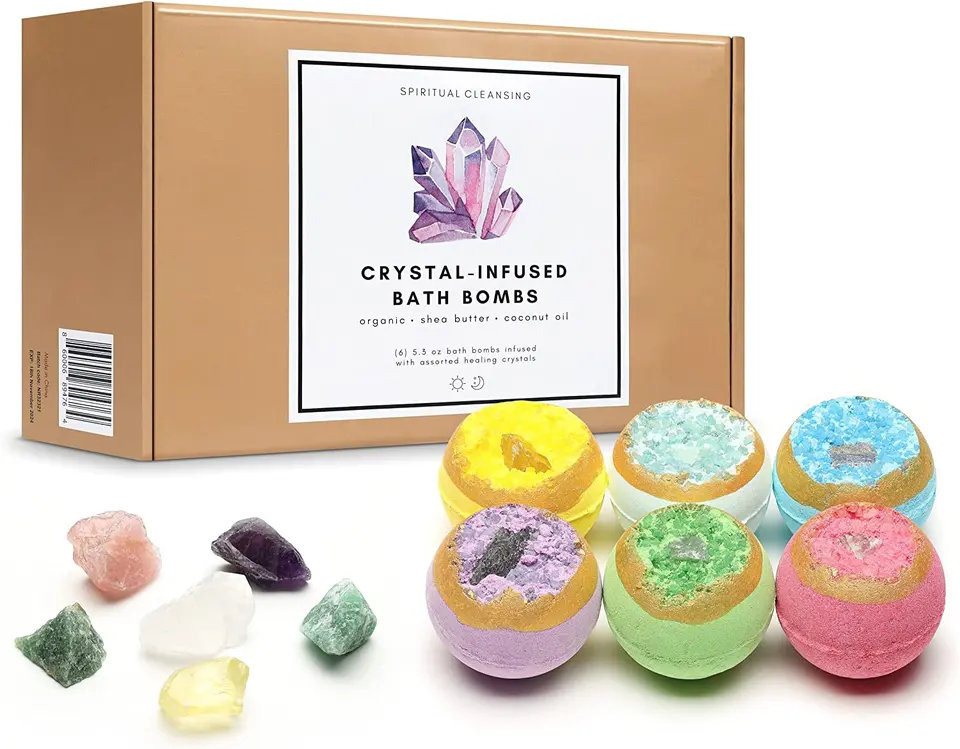 Bath Bombs With Crystals Inside Wholesale