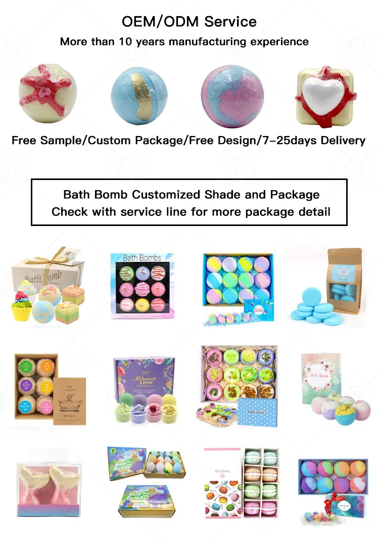 OEM bath bombs service